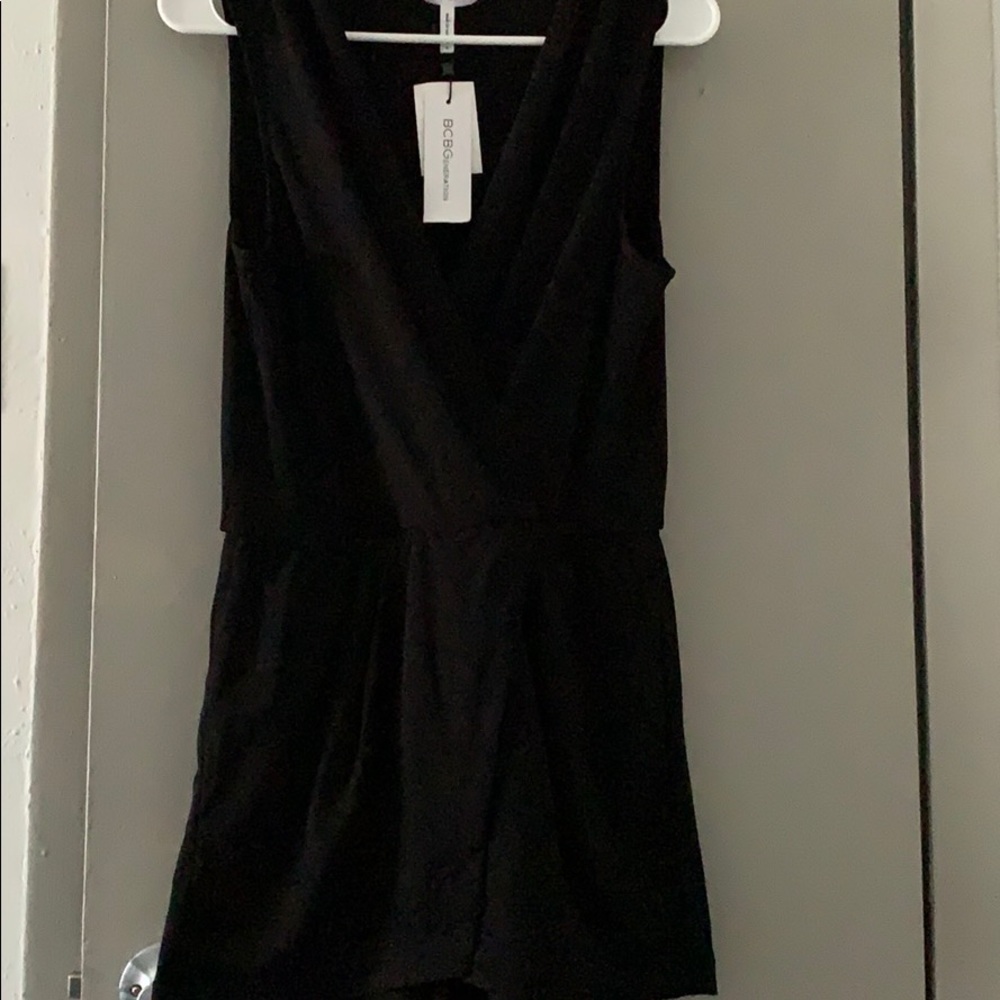 BCBG black romper